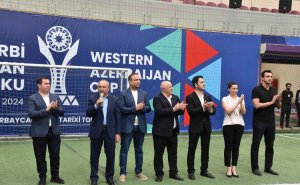 “Qərbi Azərbaycan Kuboku” uğrunda minifutbol turnirinin açılış mərasimi keçirilib - FOTOLAR