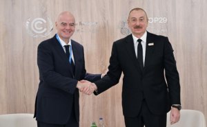 FIFA prezidenti COP29-un təşkilinə görə Prezident İlham Əliyevə təşəkkür edib 