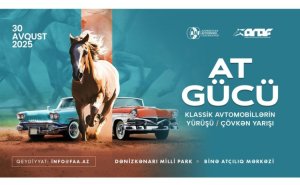 “At gücləri” bir arada - klassik avtomobil yürüşü və çövkən yarışı olacaq
