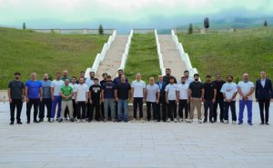 Federasiya prezidenti dünya çempionatına hazırlaşan cüdoçularla bir araya gəldi