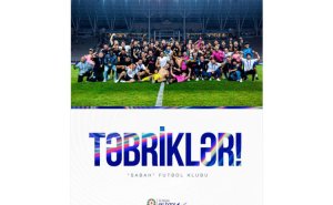 Prezident İlham Əliyev "Sabah" futbol klubunu təbrik edib