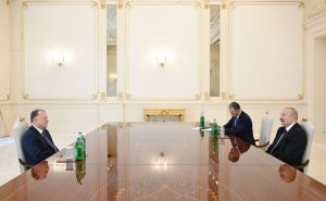 Prezident İlham Əliyev Beynəlxalq Cüdo Federasiyasının prezidentini qəbul edib