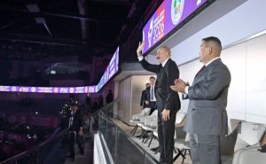 Prezident İlham Əliyev cüdo üzrə dünya çempionatının açılış mərasimində iştirak edib