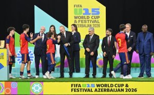 Prezident İlham Əliyev “FIFA U-15 World Cup and Festival”ın final matçını izləyib, mükafatlandırma mərasimində iştirak edib