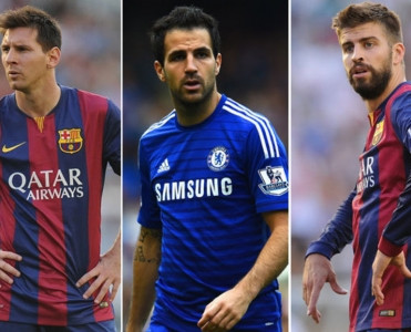 Messi və Fabregas Pique'ylə ortaq oldu