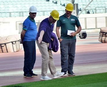 UEFA nümayəndələri Bakı Olimpiya Stadionunda