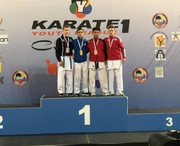 Azərbaycanlı karateçilər Kiprdə üç medal qazandı