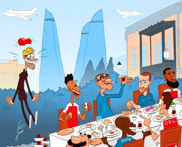 Momani Kloppa karikatura ilə cavab verdi - FOTO