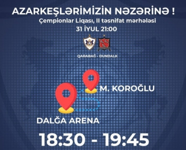 Qarabağ yenə azarkeşlərə pulsuz avtobus ayırdı