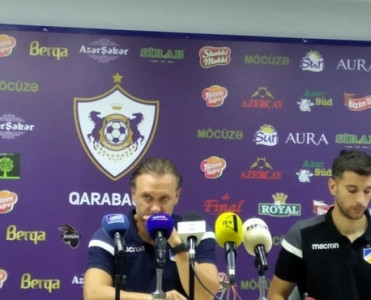 Bakıda Qarabağ'a qalib gələ bilərik - APOEL-in baş məşqçisi