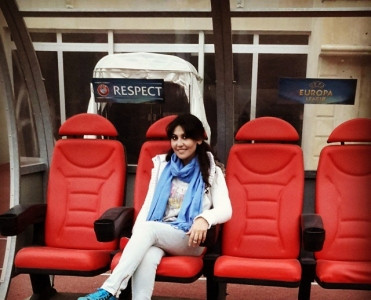 Mən stadiona gedəndə həmişə "Qarabağ" udur... - Xanım jurnalist