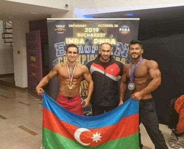 Azərbaycanlı bodibilderlər Avropa Çempionatında 2 medal qazanıb