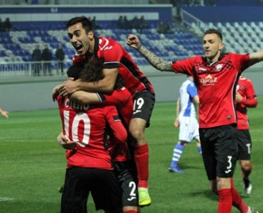 Sabah - Qəbələ oyununda 5 qol - VİDEO