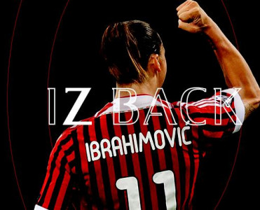 İbrahimoviç rəsmən Milan'da