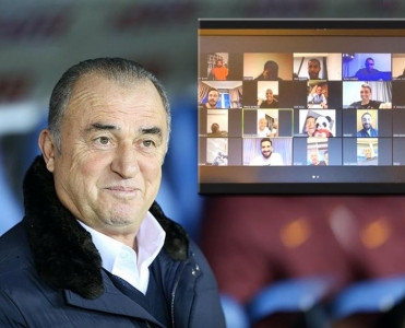 Terim futbolçuları ilə görüntülü danışdı