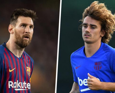 Qrizmann Messi'nin üzünə yumruqla vurmalıdır