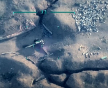 Düşmən topları belə məhv edildi