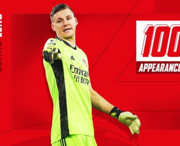 Arsenal'ın qapıçısı 100-ə çatdı