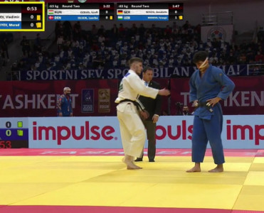 Azərbaycan cüdoçusu zədələndiyi üçün mübarizəni dayandırdı