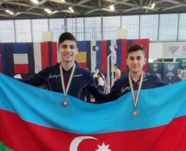 Gimnastlarımız Macarıstanda 2 medal qazandı