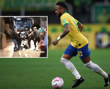 Neymar azarkeşlərin hücumuna məruz qaldı - VİDEO