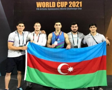 Gimnastımız Misirdə gümüş medal qazandı