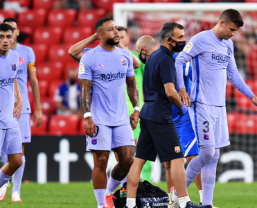 Barselona'nın futbolçusu sıradan çıxdı