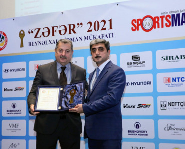 Zəfər 2021 - Beynəlxalq İdman Mükafatının təqdimat mərasimi keçirilib