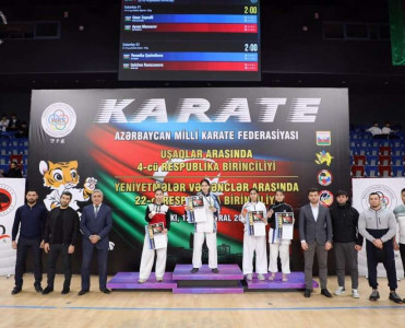 Karate üzrə Azərbaycan birinciliyinin qalibləri bəlli oldu