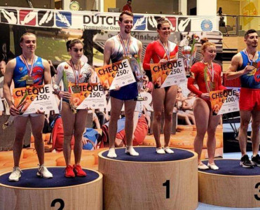 Azərbaycan gimnastlari Niderlandda 3 medal qazandı