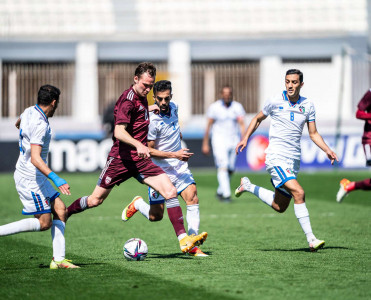 Latviya yığmasından millimizlə oyun öncəsi heç-heçə