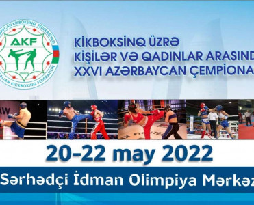 Kikboksinq üzrə Azərbaycan çempionatı keçiriləcək