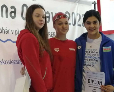 Azərbaycan üzgüçüləri Çexiyada daha 2 medal qazandı