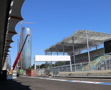 Bakının mərkəzi küçələrindən biri Formula 1'ə görə bağlanır