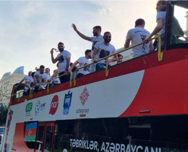 Avropa çempionatının kuboku Bakı küçələrində