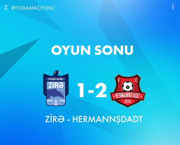 Zirə Boludakı ilk matçda məğlub oldu