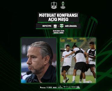 Aris'lə matçdan əvvəl mətbuat konfransı və açıq məşq olacaq