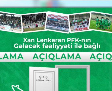 Xan Lənkəran Region Liqasından imtina etdi