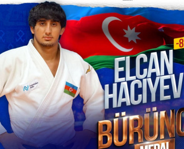 DÇ: Elcan Hacıyevdən bürünc medal