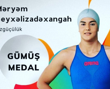 İslamiada: Azərbaycan üzgüçüsündən gümüş medal