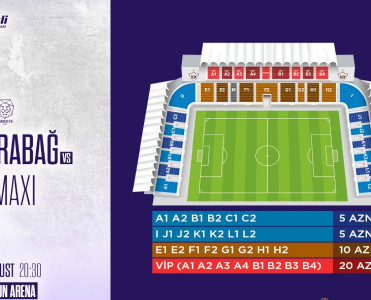Qarabağ - Şamaxı matçı 5 manata