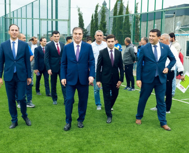 İcra başçısı Gəncə şəhər stadionuna baş çəkdi