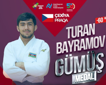 Turan Bayramov Avropa çempionatında ikinci oldu