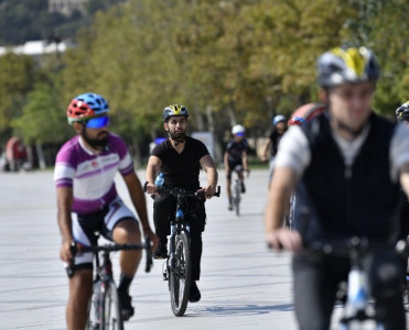 Şəhidlərin xatirəsinə həsr edilən veloyürüş keçirildi