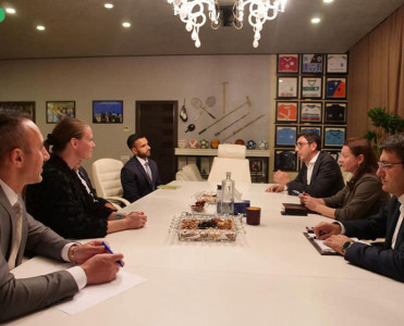 Fərid Qayıbov ABŞ-dan olan məşqçilərlə görüşdü