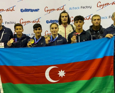 Azərbaycan gimnastlarından Britaniyada 4 medal
