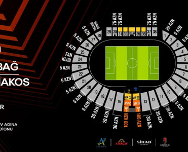 Qarabağ - Olimpiakos matçının biletləri satışa çıxarıldı