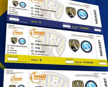 Kəpəz - Səbail matçı 3 manata