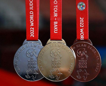 Bakıda keçiriləcək Böyük Dəbilqənin medalları təqdim olundu