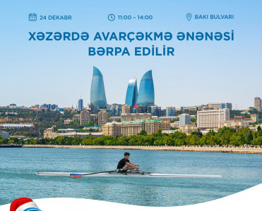 Xəzərdə avarçəkmə ənənəsi bərpa edilir